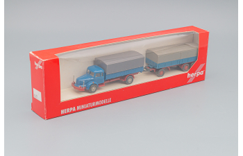 KRUPP Titan Truck / Trailer Canvas, skyblue / red / gray