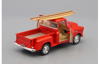 CHEVROLET Stepside Pick-up Surfboard (1955), red