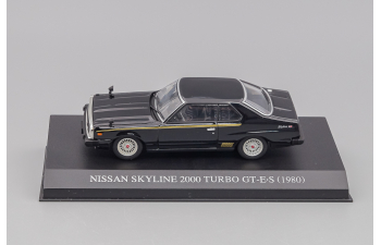 NISSAN Skyline 2000 turbo GT-E-S (1980), black