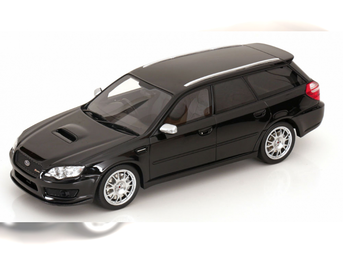 SUBARU Legacy Touring Wagom STI (2007), black