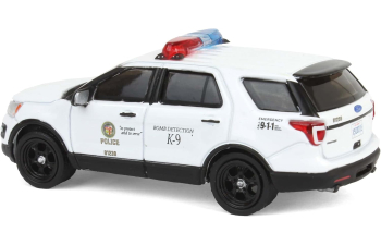 FORD Police Interceptor Utility, Los Angeles Police Department (LAPD) Bomb Detection K-9 Section (2017), white
