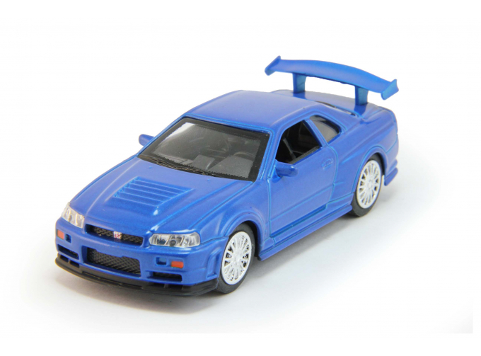 NISSAN Skyline GT-R (R34), blue