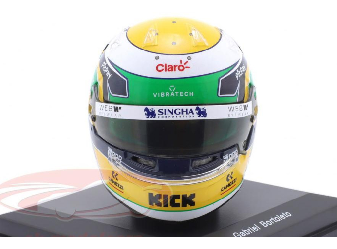 MINI HELMET Gabriel Bortoleto №5 Kick Sauber F1 Team formula 1 Australia GP (2025)