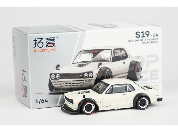 NISSAN Skyline GT-R V8 Drift, white