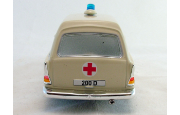 MERCEDES-BENZ 200 D Binz Ambulance (1965), Mercedes-Benz Offizielle Modell-Sammlung 67, beige