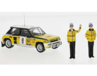 RENAULT 5 Turbo #5 J.Ragnotti/J.M.Andre, Rally Monte Carlo (1981), yellow 