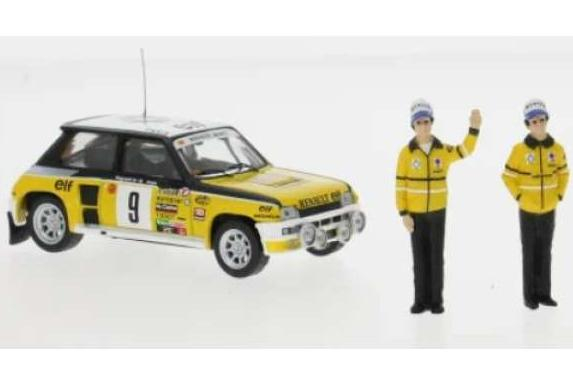 RENAULT 5 Turbo #5 J.Ragnotti/J.M.Andre, Rally Monte Carlo (1981), yellow 
