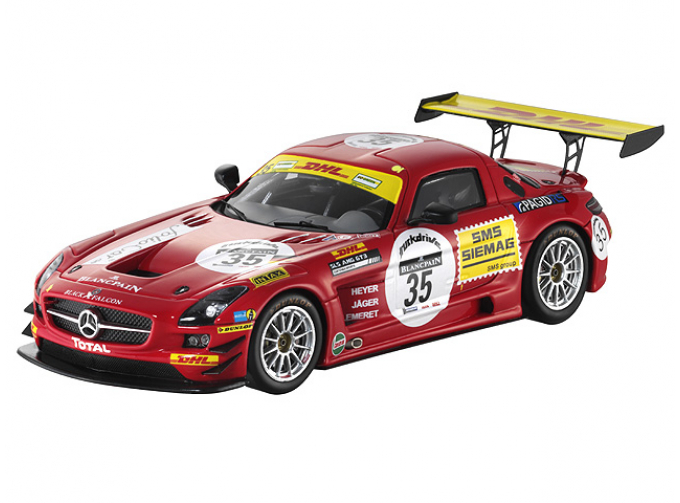 MERCEDES-BENZ SLS AMG GT3 Spa #35 (2011), red