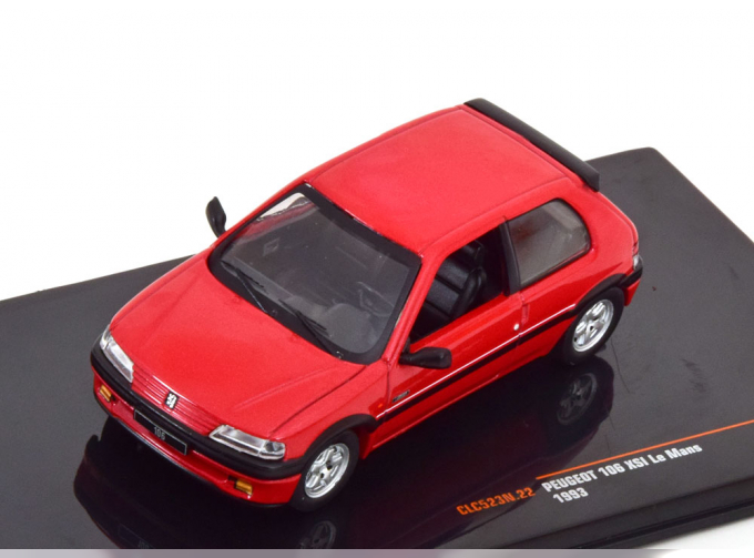 PEUGEOT 106 XSI Le Mans (1993), red metallic