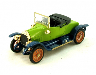 FIAT Model 0 (Zero) Carrozzata Spyder Scoperta (1914), green / blue