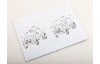 Сборная модель ТСВ-6 (130) автоцистерна для перевозки топлива