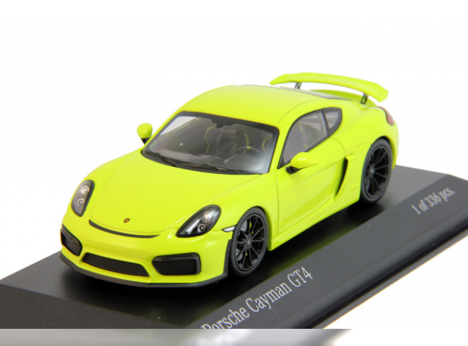 PORSCHE Cayman GT4 (2016), green