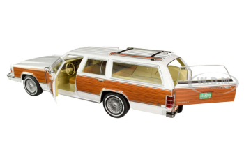 MERCURY Grand Marquis Colony Park 1989 White with Wood