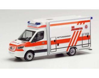 MERCEDES-BENZ Sprinter *Fahrtec Die Johanniter Hamburg*, white / red