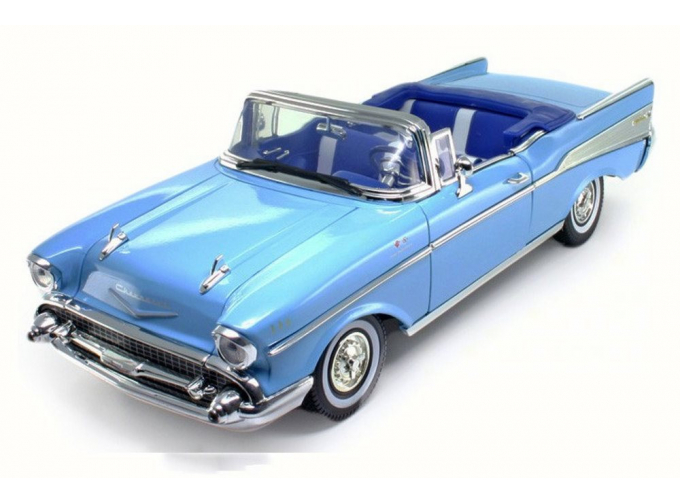CHEVROLET Bel Air Convertible (1957), light blue