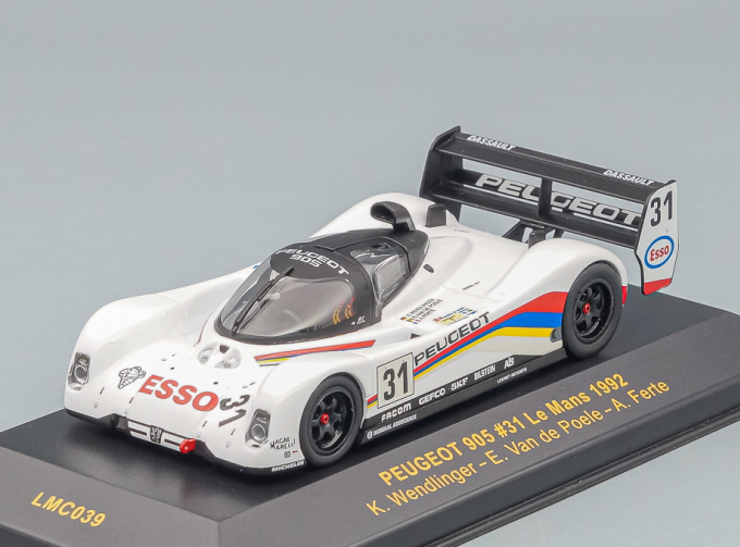 PEUGEOT 905 #31 Le Mans 1992, white