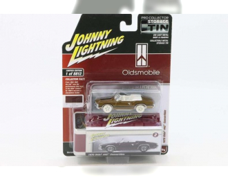 OLDSMOBILE 442 Convertible (1970), коричневый с белым салоном