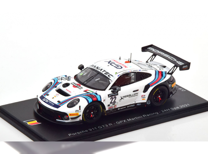 PORSCHE 911 GT3 R N°22 GPX Martini Racing 24H Spa Campbell-Bamber-Jaminet (2021)