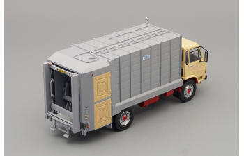 BERLIET GC 190 Benne Ordures Menageres, beige / grey