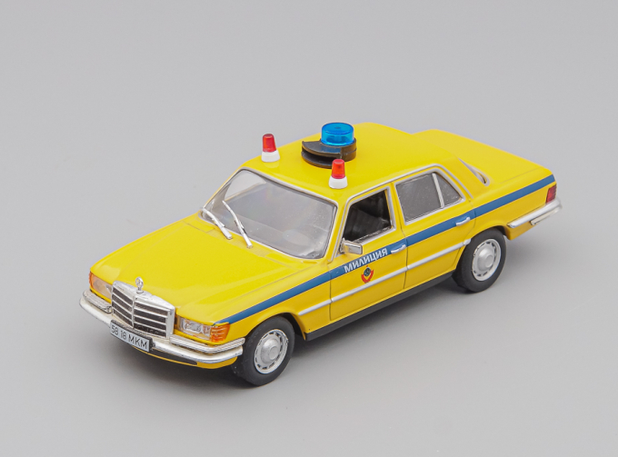 MERCEDES-BENZ 450 SEL (W116) милиция CCCP, Полицейские Машины Мира 22, желтый