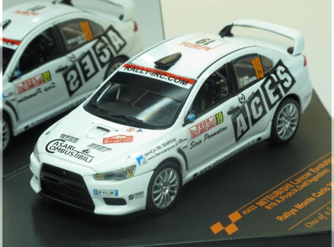 MITSUBISHI Lancer Evo.X 19 Rally Monte-Carlo (2009), white