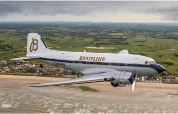 Сборная модель Самолет DC-3 BREITLING