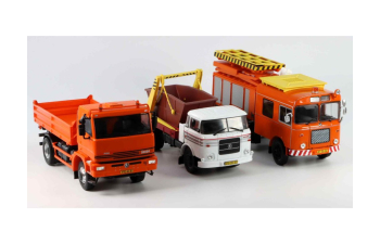 Набор из трех моделей SKODA 400 FOX + SKODA 706 RT + SKODA LIAZ 706 MTS 