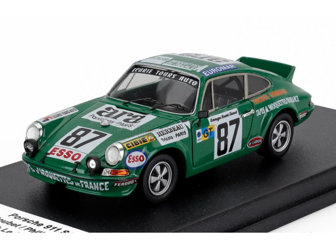 PORSCHE 911 Scf Coupe №87 24h Le Mans (1975) Rene Boubet - Philippe Dermagne, Green