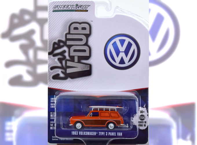 VOLKSWAGEN Typ 3 estate (1963), orange brown