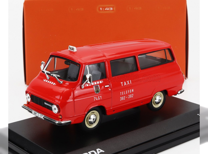 SKODA 1203 Minibus Taxi (1974), Red