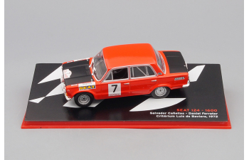 SEAT 124 1600 #7 Criterium Luis de Baviera Salvador Canellas - Daniel Ferrater (1972), red