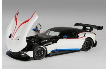 Aston Martin Vulcan - 2015 (stratus white with blue and red stripes)