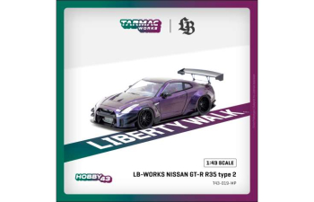 NISSAN GT-R R35 *LB-WORKS* type 2, midnight purple