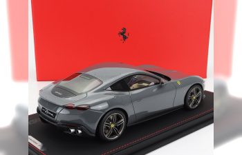 FERRARI Roma (2019) - Con Vetrina - With Showcase, Grigio Medio - Grey