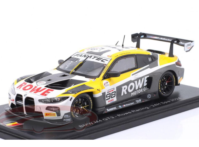 BMW M4 GT3 #98 24h Spa Rowe Racing Philipp Eng, Nick Yelloly, Marco Wittmann (2024)