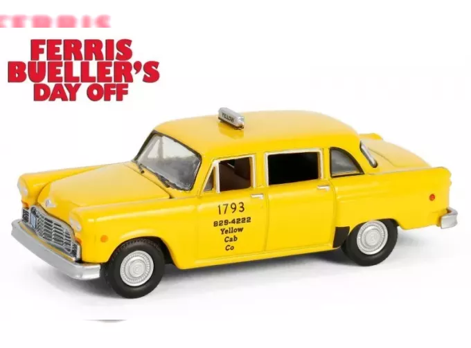 CHECKER Taxi Cab (1980) - Ferris Bueller's Day Off, Yellow