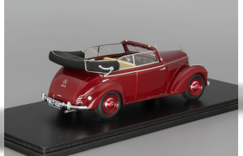 MERCEDES-BENZ 220 Cabriolet B W187 (1952), dark red