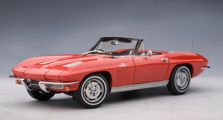 CHEVROLET Corvette Convertible 1963, riverside red
