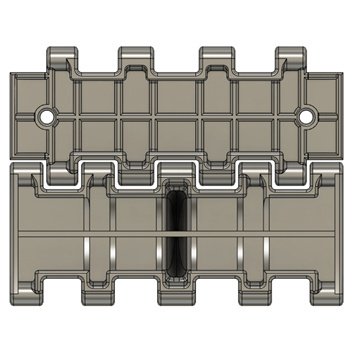 Сборные траки вафельные Тип-34, Тип 2