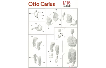 Сборная модель Otto Carius (Limited edition)