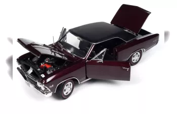 CHEVROLET Chevelle SS 396 (1966), dark red matt-black