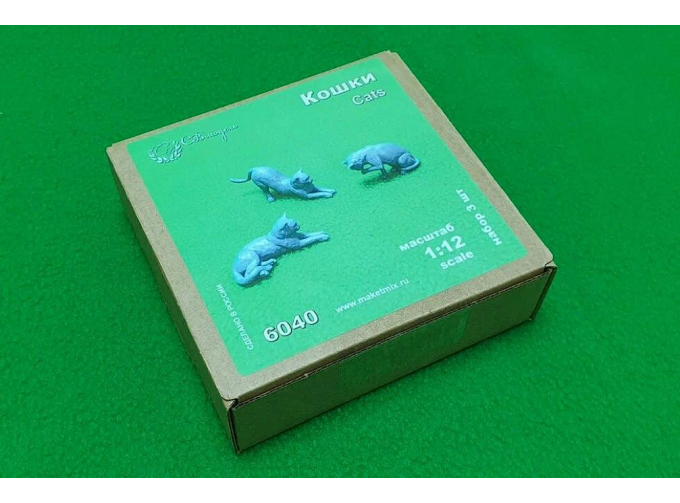 Набор фигурок "кошки", 3 шт