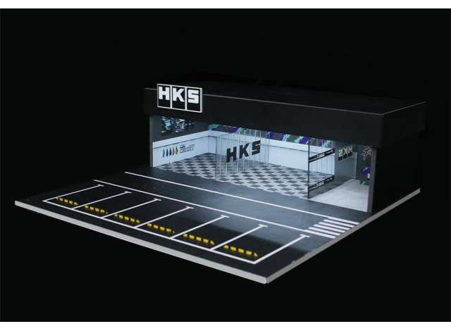 Diorama *HKS garage with light*, various