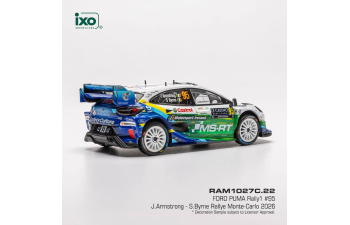 FORD Puma Rally1 #95 J.Armstrong/S.Birne Rallye Monte Carlo (2026)