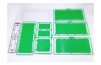 Сборная модель 20-футовый контейнер (зеленый)