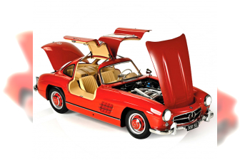 Сборная модель MERCEDES-BENZ 300 SL Gullwing KIT with 602 parts, red