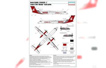 Сборная модель Dash 8 Q400 Alaska
