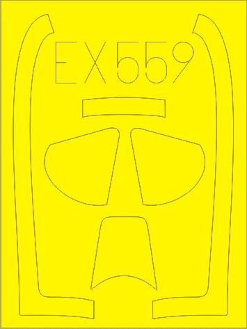 Окрасочная маска для P-51D