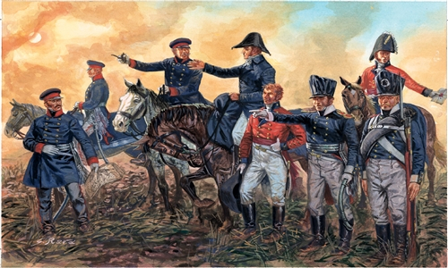 Сборная модель Набор фигурок Генеральный штаб союзников