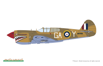 Сборная модель P-40E Warhawk ProfiPack edition